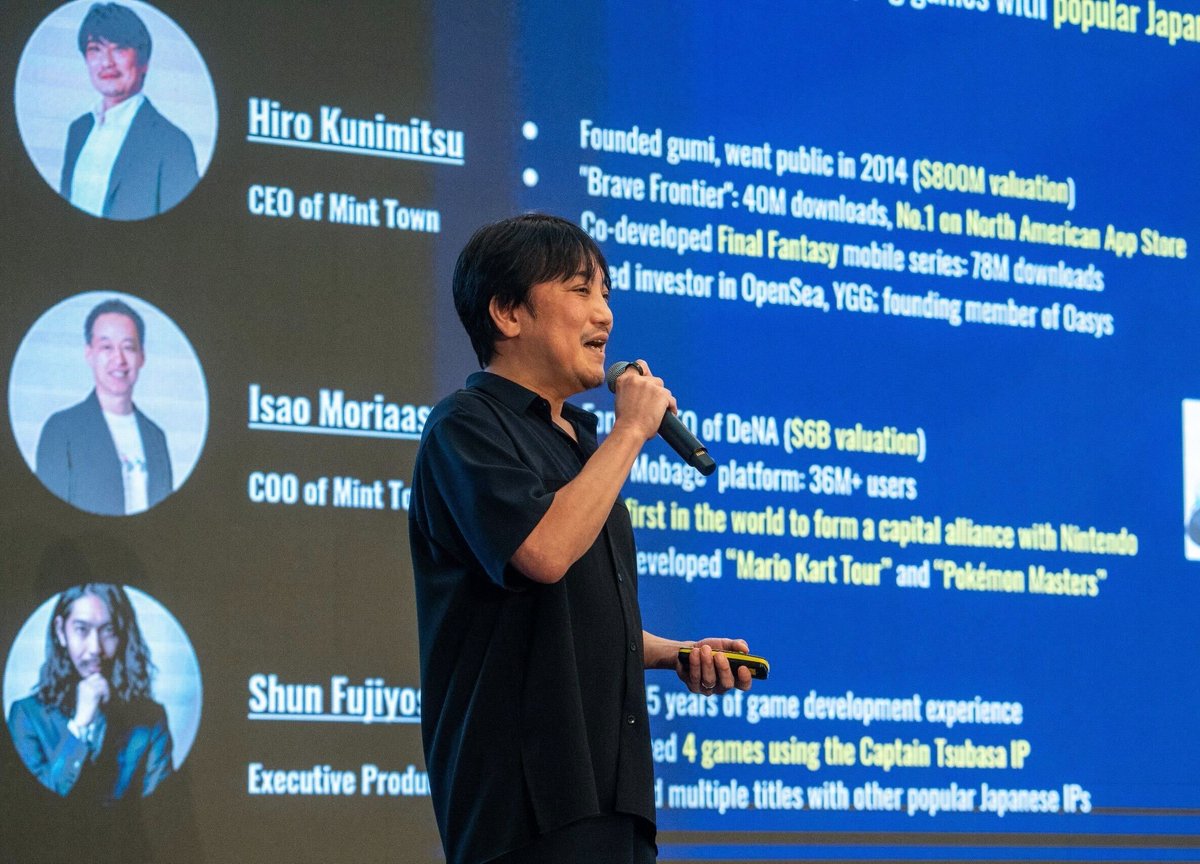 <a href="/BNBCHAIN/">BNB Chain</a> <a href="/BinanceLabs/">Yzi Labs</a> Here’s a photo of our CEO on pitch day... 🎤