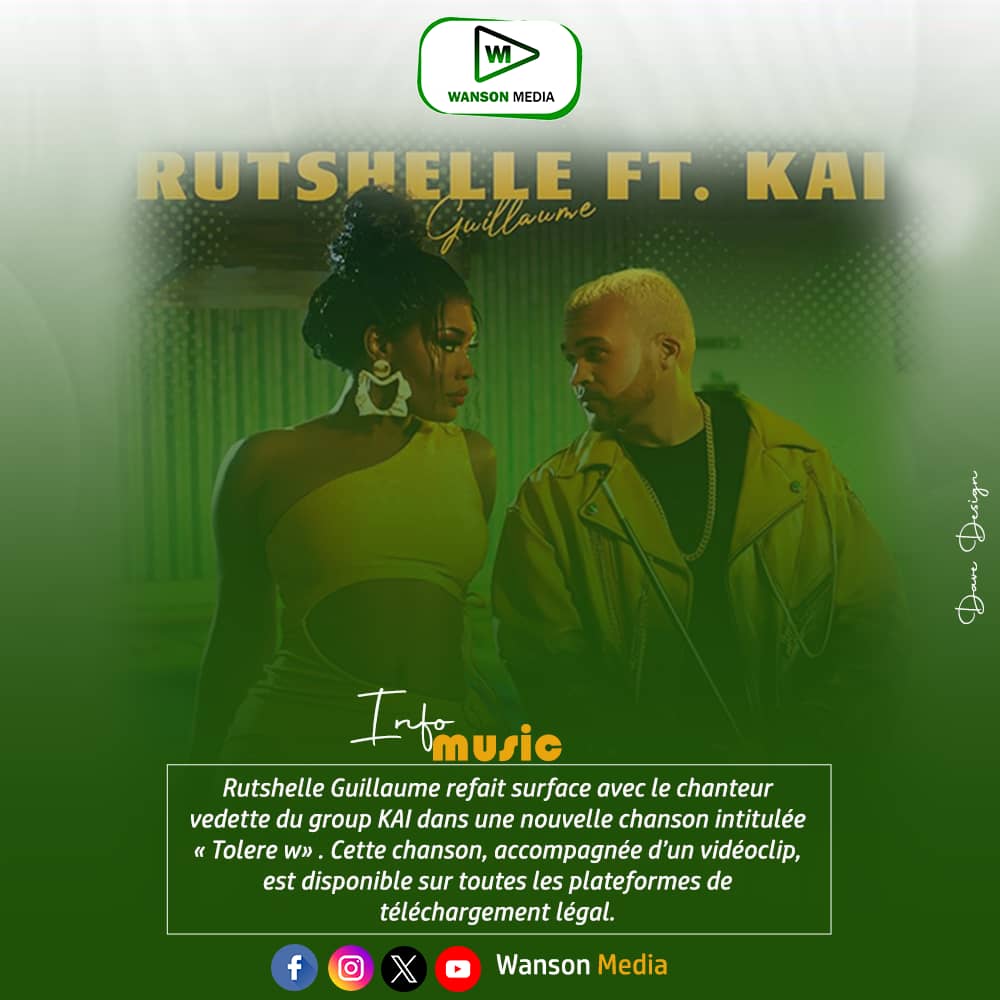 "TOLERE W" maintenant disponible sur tous les plateformes téléchargement. #WansonMedia #tolerew #rutshelle