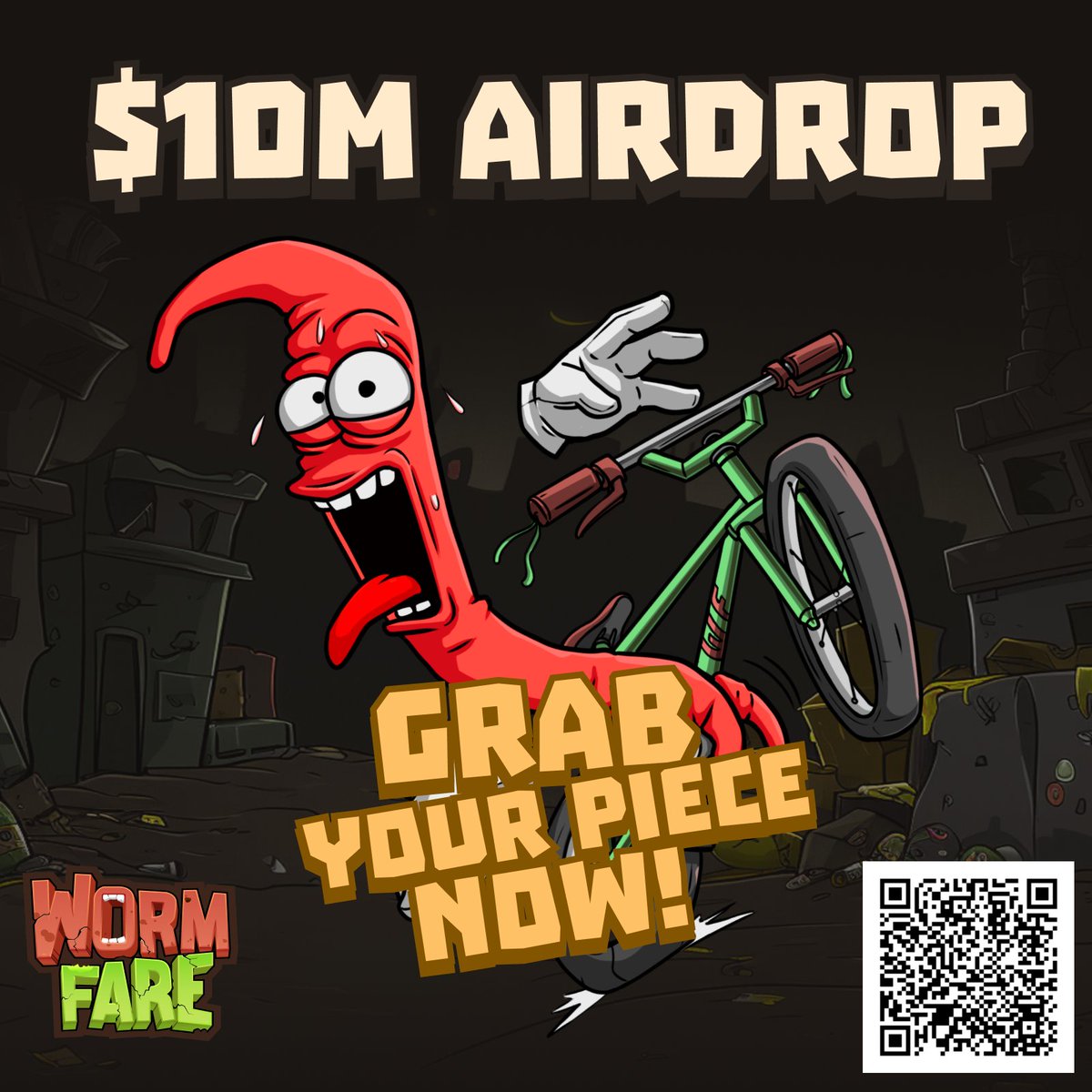 🚀🚀 Hey! Guys, join me to claim as much from Wormfare 🤑MEGA DROP🤑 as we can together! 

app.wormfare.com/#/referral-cod…

#airdrop #wormfare #wormup