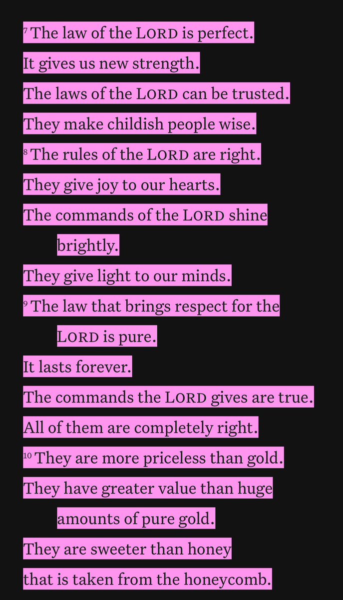 Psalm 19:7-10