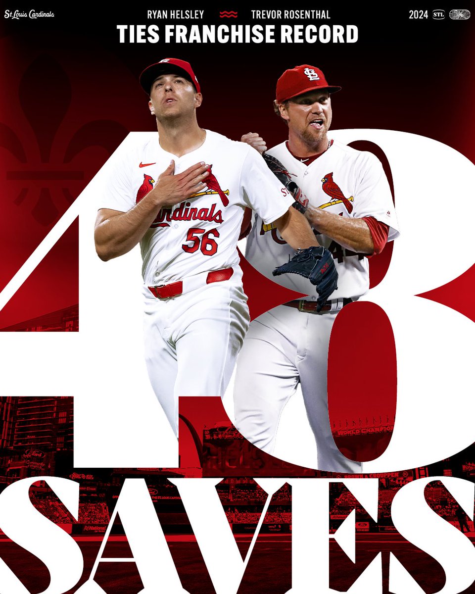HISTORY FOR HELS! 🔔

Ryan Helsley has tied the Cardinals single season saves record!

#ForTheLou