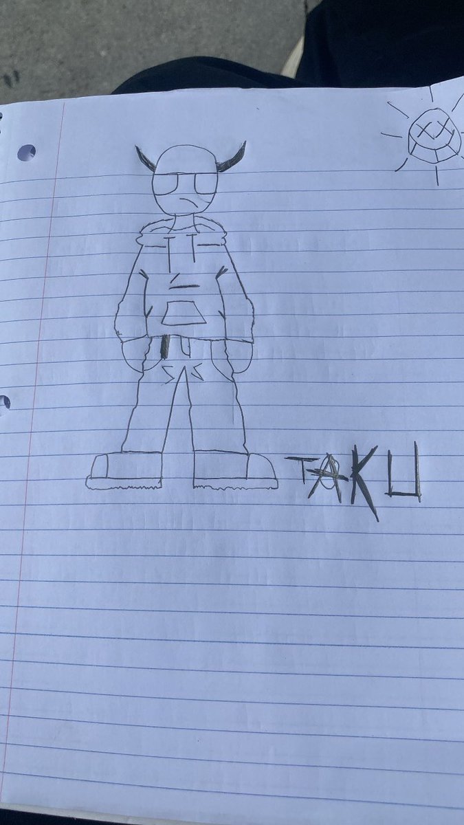 SuperGoon22's tweet photo. I got bored waiting for my dad to pick me up today so I’m teaching myself how to draw https://t.co/FXJFyT2A2H