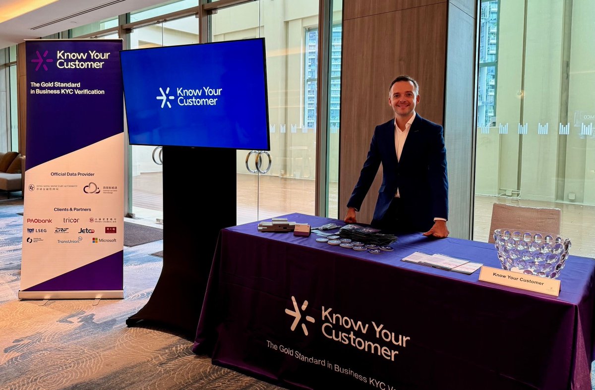 KYC_Ltd's tweet image. Hello from our team at the #RegulatorySummitAsia event today! If you are attending, feel free to drop by our booth and speak with Nicolas Gaurier. 

Let’s connect! #ThomsonReuters @thomsonreuters #Singapore