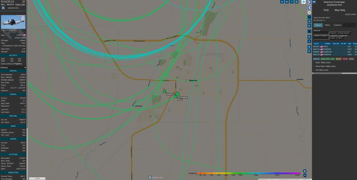 live_airplanes's tweet image. Cool ...

globe.airplanes.live/?icao=ae6ab7,a…

Add to #PiAware or use our image: airplanes.live/get-started/