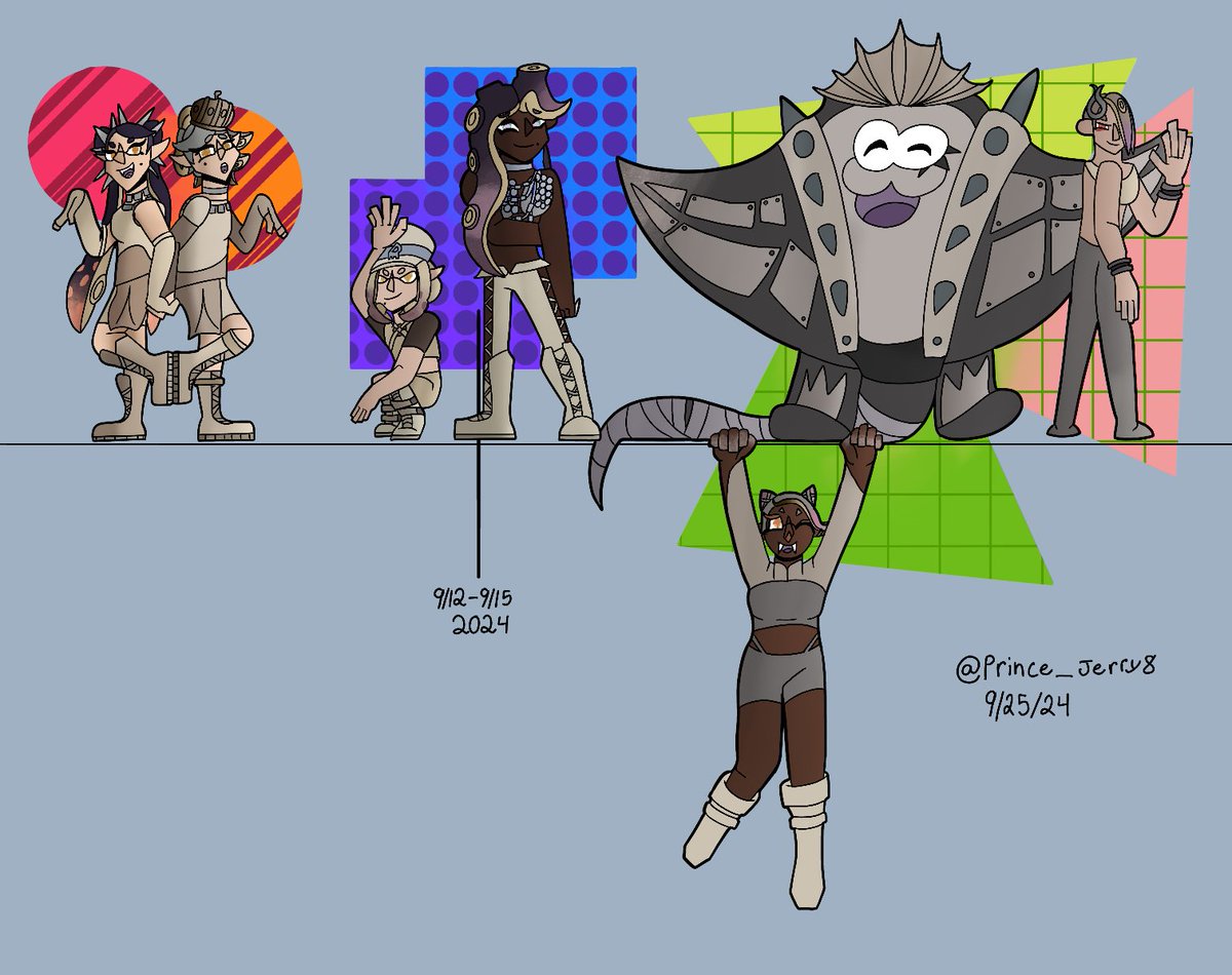 Prince_Jerry8's tweet photo. What’s most important to you the past, present, or future. I’m a tad bit late on this but that’s alright. I had a lot of fun with grand fest and Splatoon will always have a special place in my heart!! https://t.co/MsuZThUEha