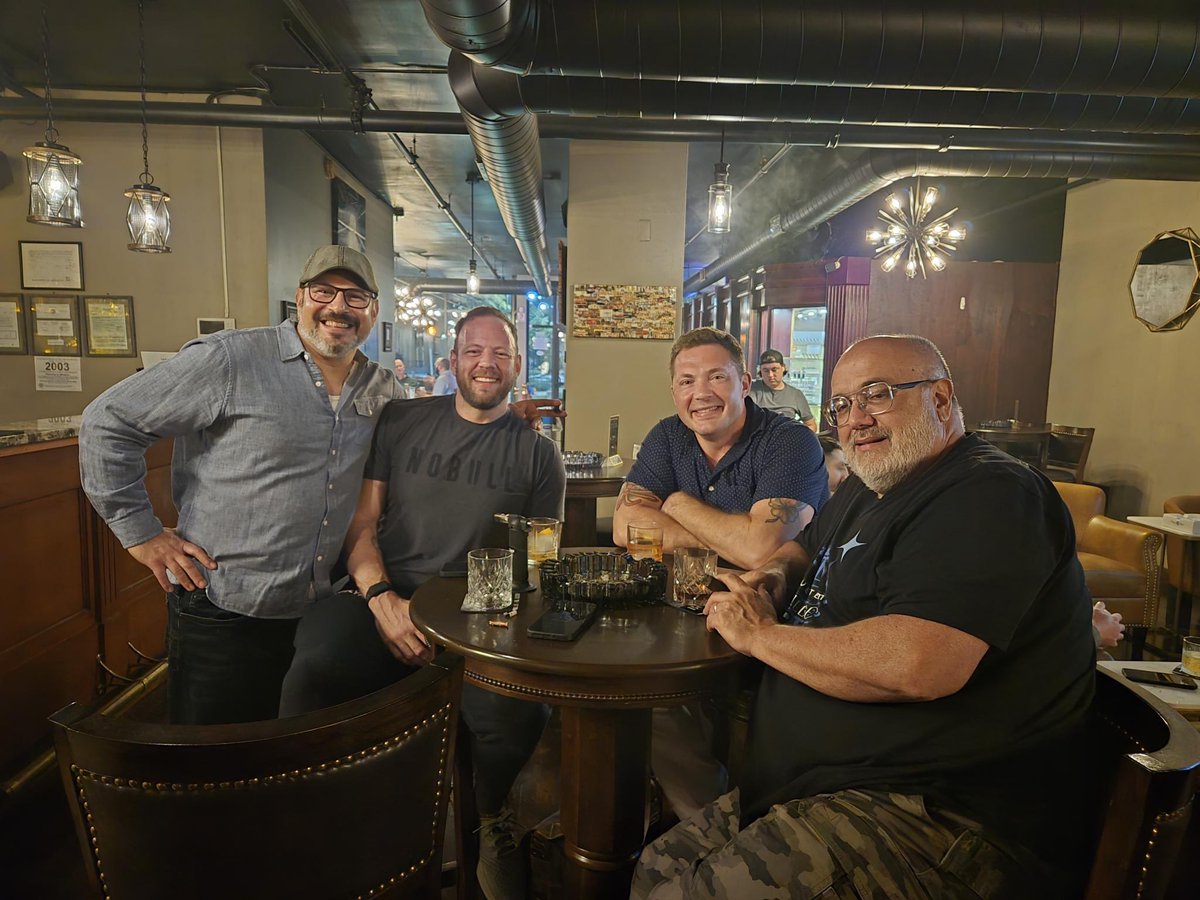Good times. Good friends. Doesn’t get better than this.