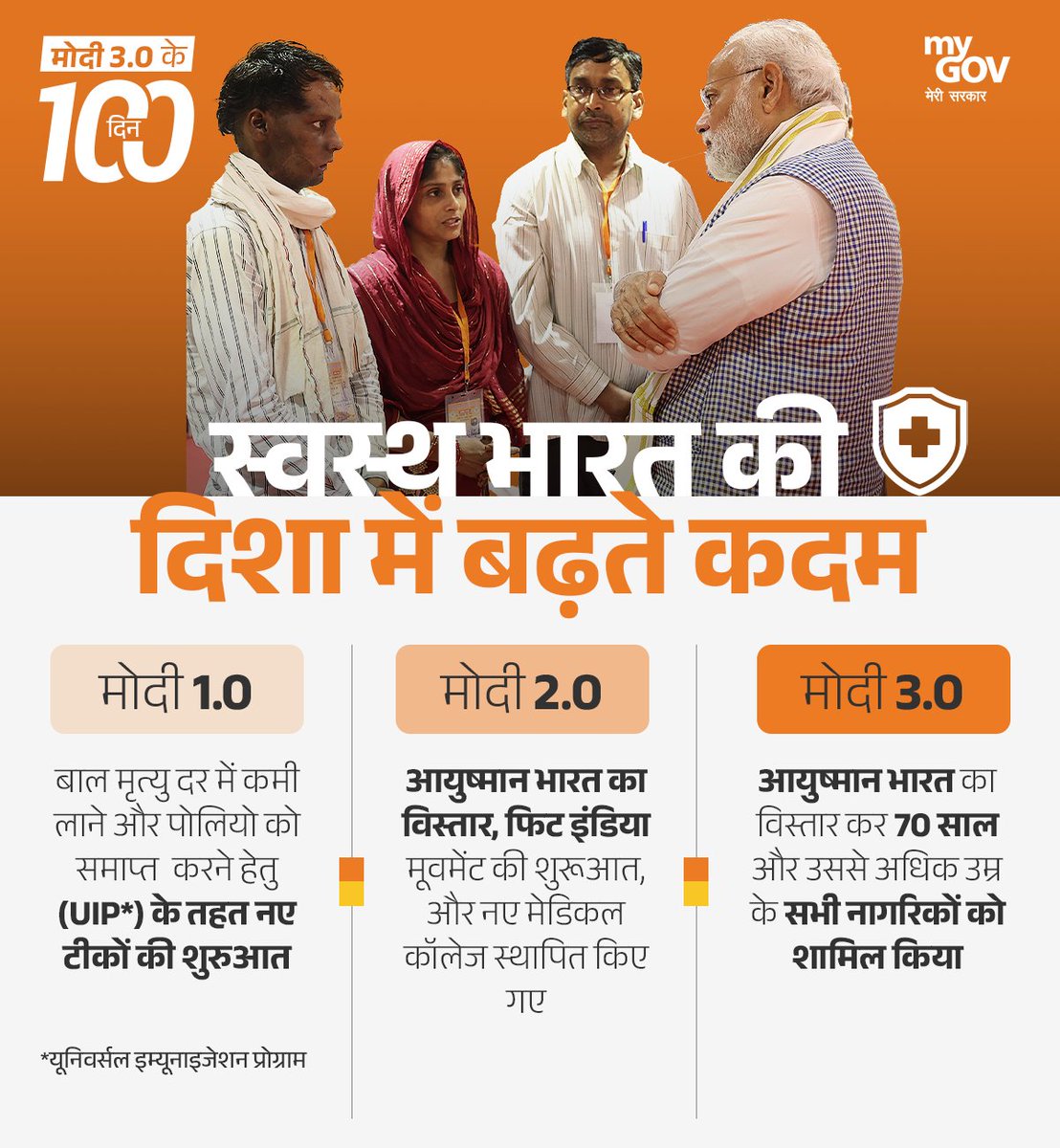 DrMohanYadav51's tweet image. Modi 3.0 के 100 दिन...

स्वस्थ भारत की दिशा में बढ़ते कदम। 

#100DaysOfModi3