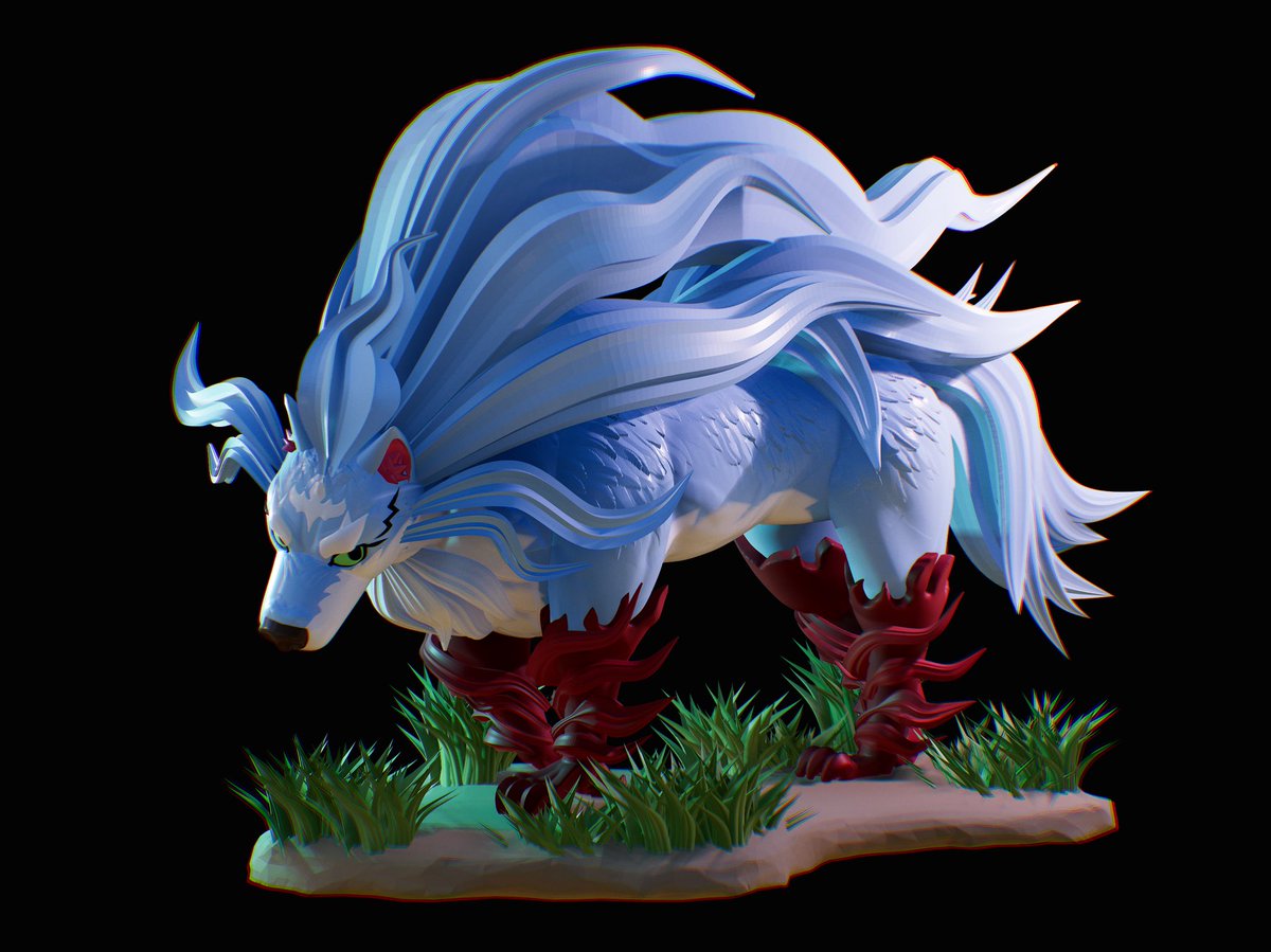 こめかみの色も忘れてる。修正