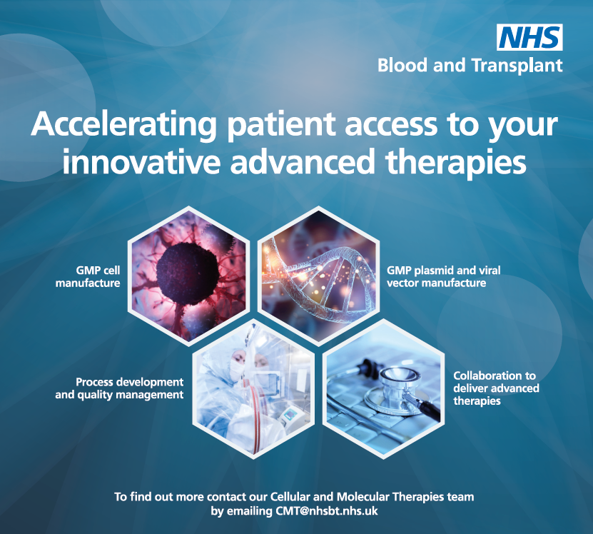 NHSBT_CMT's tweet photo. Need help accelerating patient access to your new advanced therapy?  

Then have look at some of our services below, and get in touch today to find out how @NHSBT_CMT can help.  

📧cmt@nhsbt.nhs.uk   

#celltherapymanufacture #GMP #viralvector #plasmidmanufacture https://t.co/TTFfCzyvfj