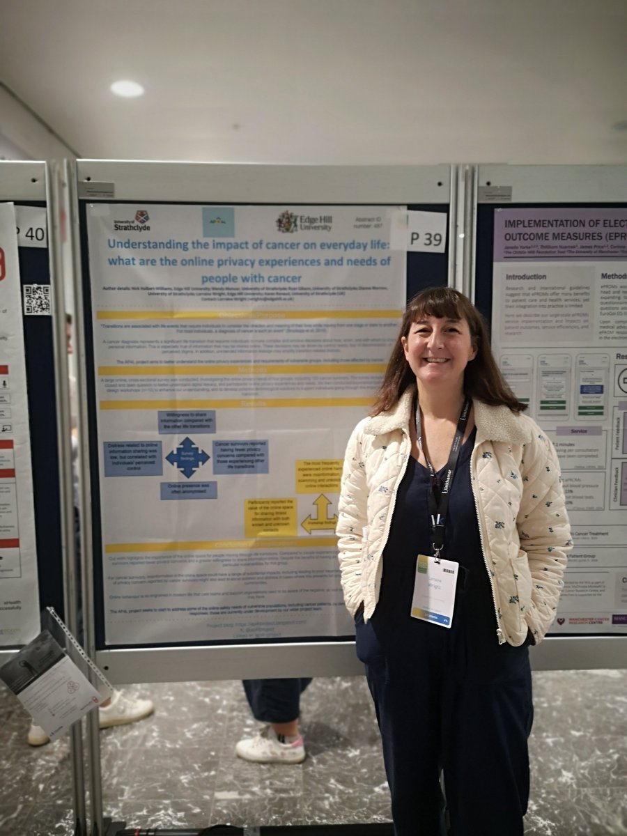 Lori Wright (@loriwright78) on Twitter photo The online privacy experiences and needs of people with cancer. A poster presentation at #ipos24 from <a href="/profnickhw/">Nick Hulbert-Williams</a> and team <a href="/ap4lproject/">ap4lproject</a> The online privacy experiences and needs of people with cancer. A poster presentation at #ipos24 from <a href="/profnickhw/">Nick Hulbert-Williams</a> and team <a href="/ap4lproject/">ap4lproject</a>