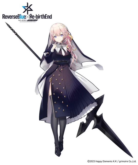 【リバースブルー×リバースエンド】にて『ソナタ』『トロイメライ』『ブルー』キャラクターデザインを担当しました!花～#リバースブルーxリバースエンド #リバxリバ 