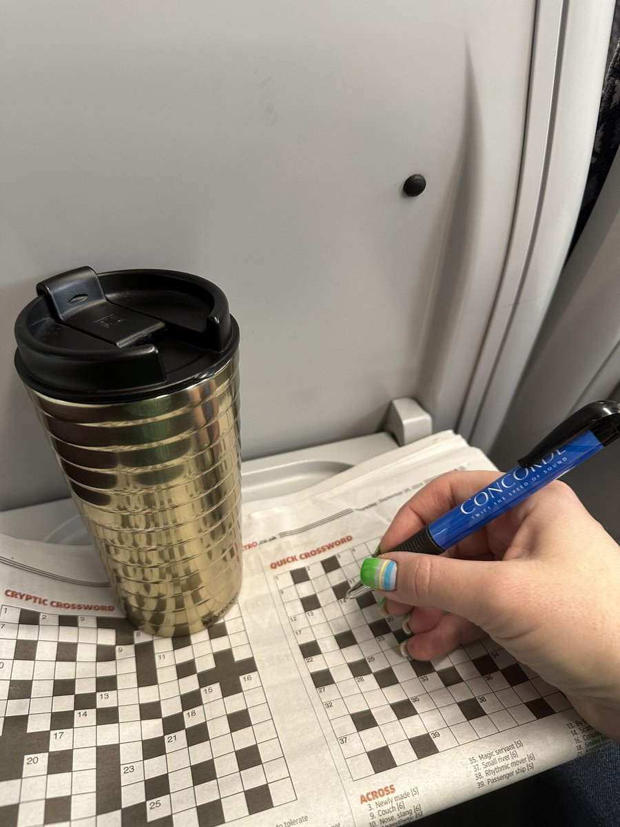 shellienic's tweet image. G’Morning! I’m on a day off today, but already travelling on the #CrossCity - on my way to pick up a special guest, who will be travelling with me today… particularly on the #Class323 later 😉 Coffee &amp;amp; Crossword to start the day. #DayInTheLife #TrainDriver #FunDays