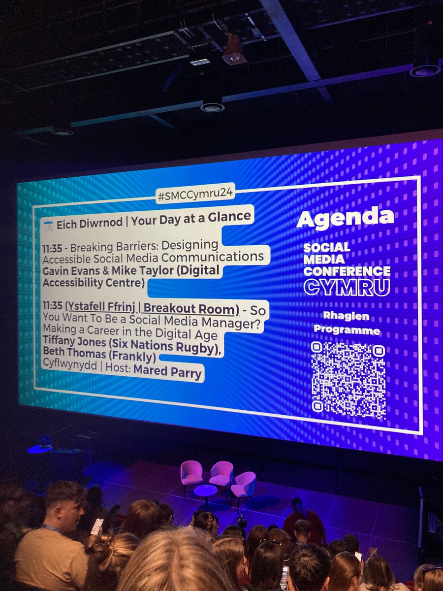 Ready to hear from the experts at the Social Media Conference in Swansea Arena #SMCCymru24