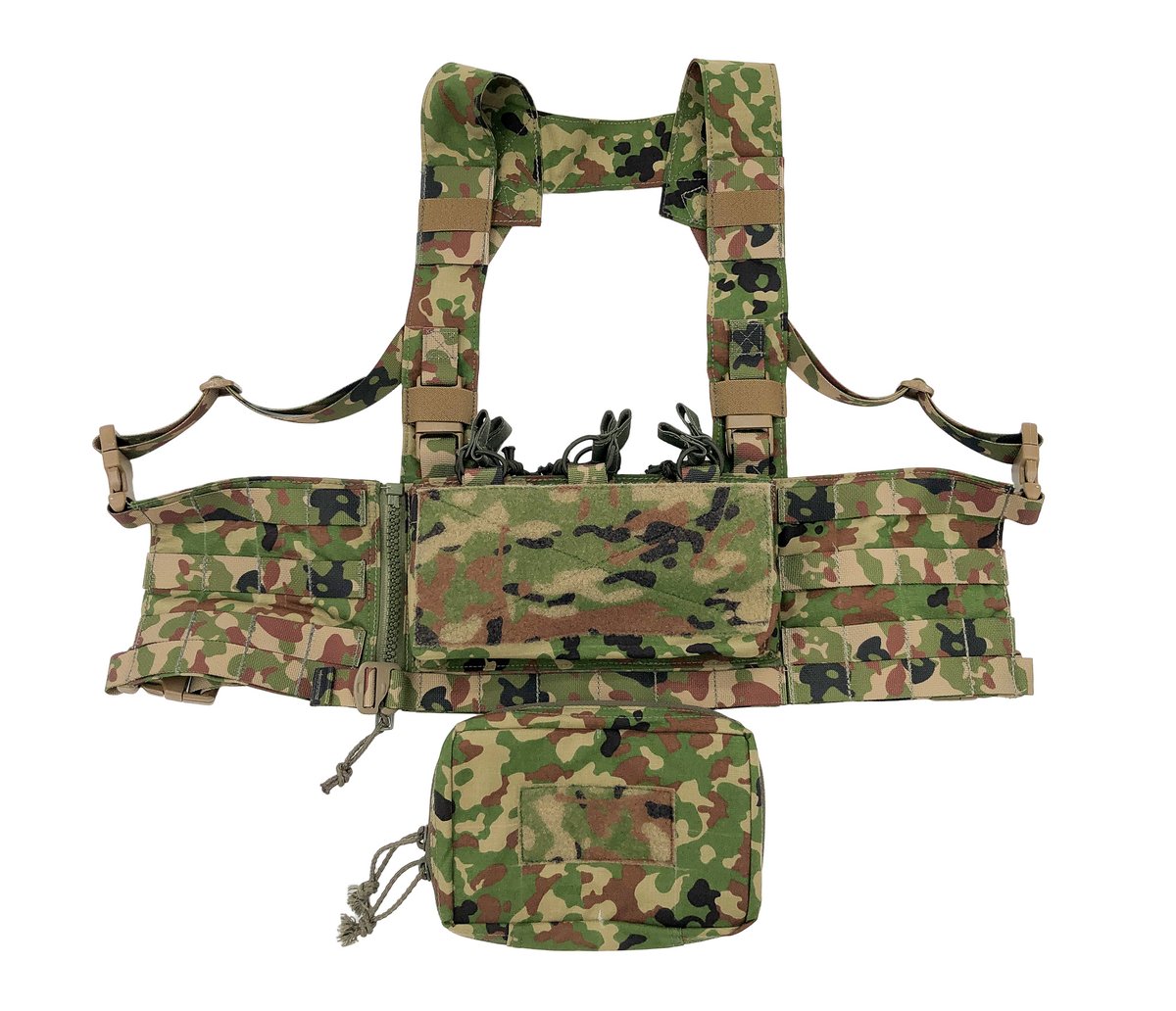 総額3万！ VOLK TACTICAL GEARチェストリグ（マルチカム）