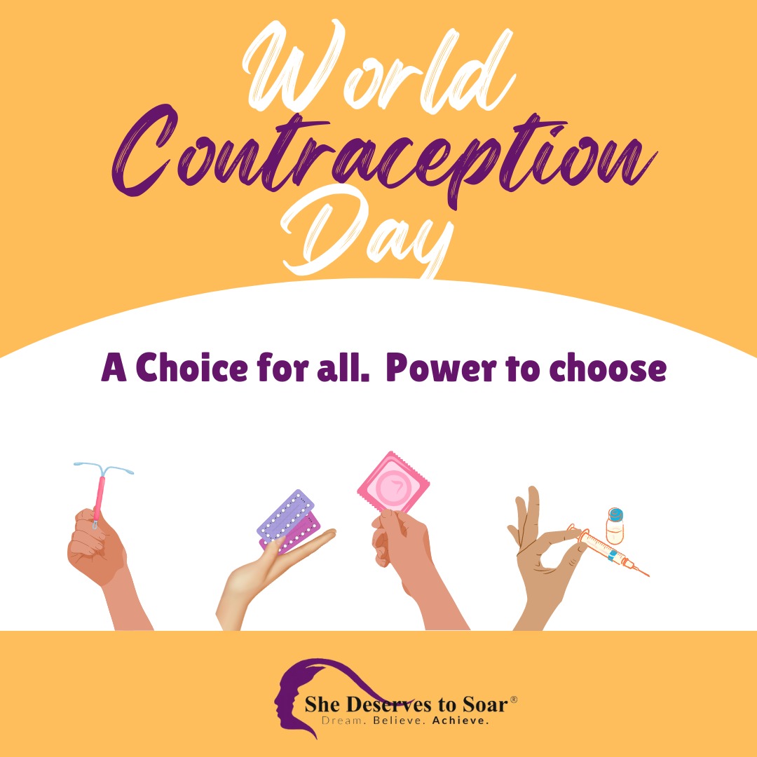 As we join the rest of the world to commemorate the # Wold Contraception Day, we'd like to reiterate that access to contraceptive information and services for women and girls upholds their #Power to choose.
