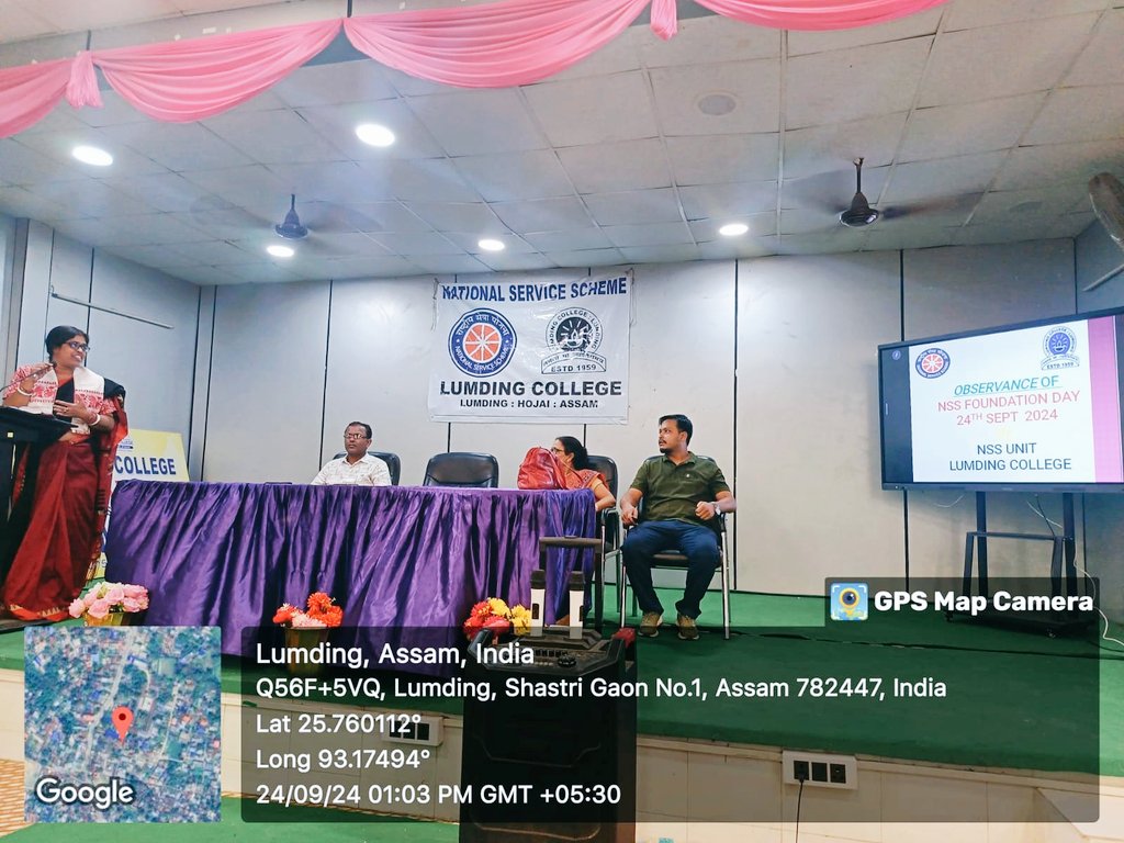 LumdingNss's tweet photo. Observance of NSS foundation Day on 24Sept, 2024
@DrRanjanKrKaka1 
@nss_rdguwahati 
@_NSSAwards https://t.co/YivAftlBne