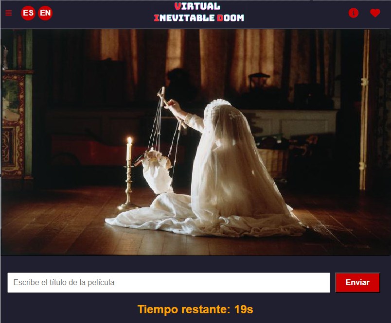 Aullidos's tweet photo. Lanzamos #VirtualInevitableDoom donde podrás demostrar cada día lo que sabes de cine de terror...
https://t.co/nxoIKbh8o1 👈 https://t.co/GTNqjLj6vw