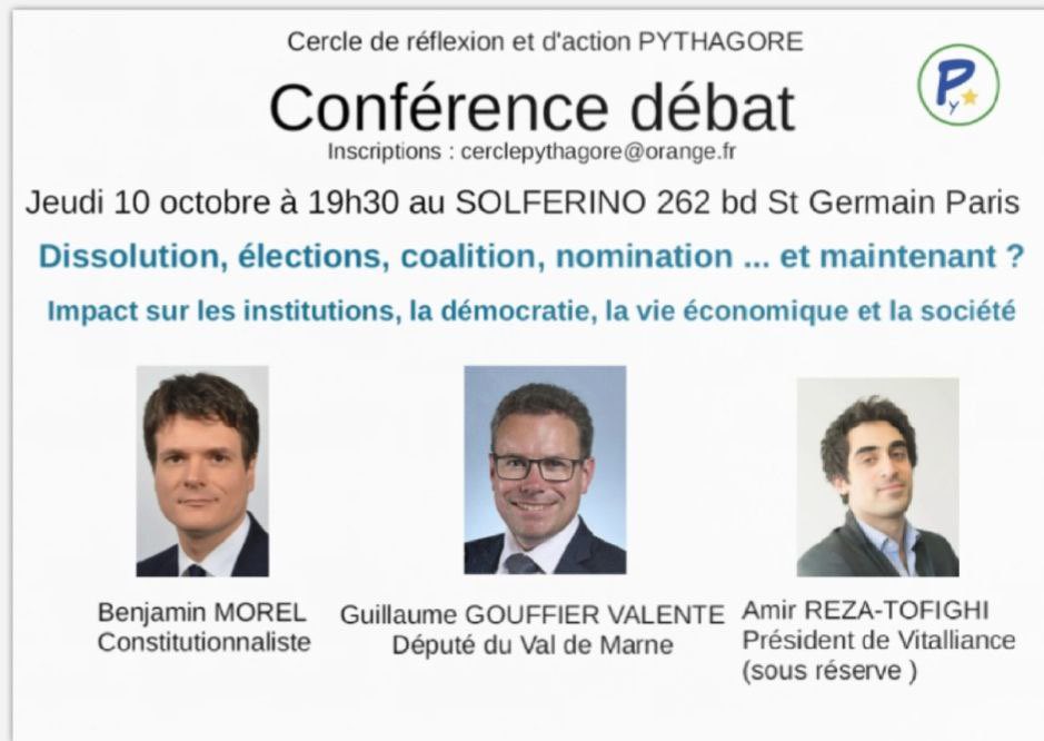 La prochaine rencontre organisée par le Cercle Pythagore sera sûrement intéressante! N’hésitez pas à vous inscrire. Pour ceux qui ne seront pas à Paris, une inscription en visio est envisagée…