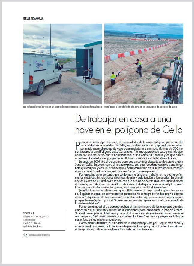 AdriTeruel_'s tweet photo. 📢Con la compra del @diariodeteruel de hoy viene la revista ''Teruel Desarrolla'' con información acerca del Programa Leader.
Aquí dos artículos de dos proyectos subvencionados en el primer periodo de la convocatoria de 2024
#AdriTeruel #ProgramaLEADER #DesarrolloRural #Teruel https://t.co/bB7HwTz9Jt