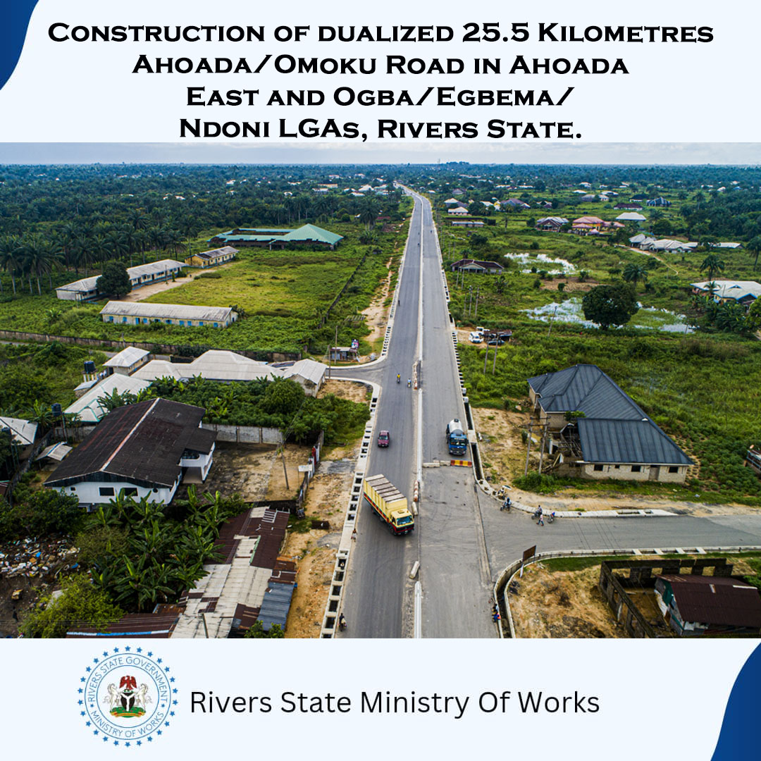 dykamadi's tweet image. WORK-IN-PROGRESS 

Ongoing Construction of dualized 25.5 Kilometres Ahoada/Omoku Road in Ahoada East and Ogba/Egbema/Ndoni LGAs, Rivers State.

26/09/2024

#MoW
#BuiltToLast
#RiversFirst