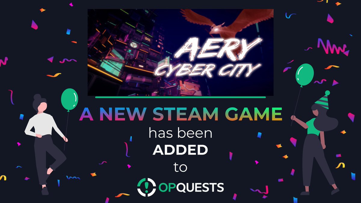 opquests's tweet image. We just added Aery - Cyber City on opquests.com💚

✅Make sure to #claim it for free before it runs out!

✅Follow us to receive #updates on when we add the next batch of #free #Steam #games!

🎁  🎁

 #giveaway #giveaways #freebies #QUEST