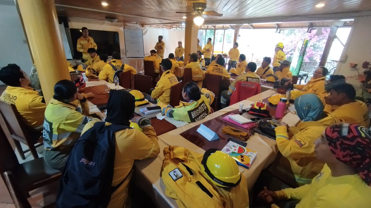 PauCostaF's tweet photo. 🇪🇨 Seguimos en Ecuador! Del 14 al 25 de septiembre hemos estado entre📍Vilcabamba y📍Cañar para la II Edición de Líderes #BREMIF
👉Proceso formativo muy exigente en el que guardaparques, bomberos y técnicos de diferentes ministerios del @MinGobiernoEc han adquirido nuevos conocimientos y habilidades entorno al #MIF - Manejo Integral del Fuego🔥
Gracias @Ambiente_Ec y @PASFecuador por la confianza y el acompañamiento 😌