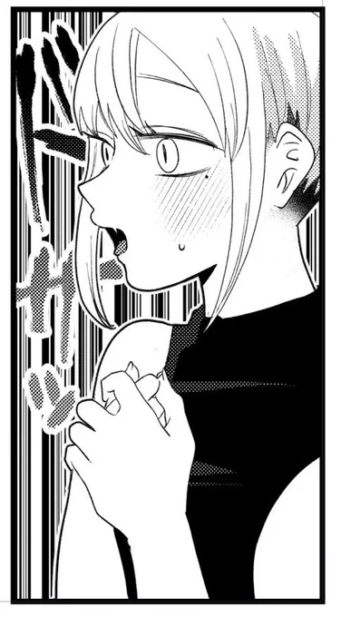びっくりしてる🐍後輩 