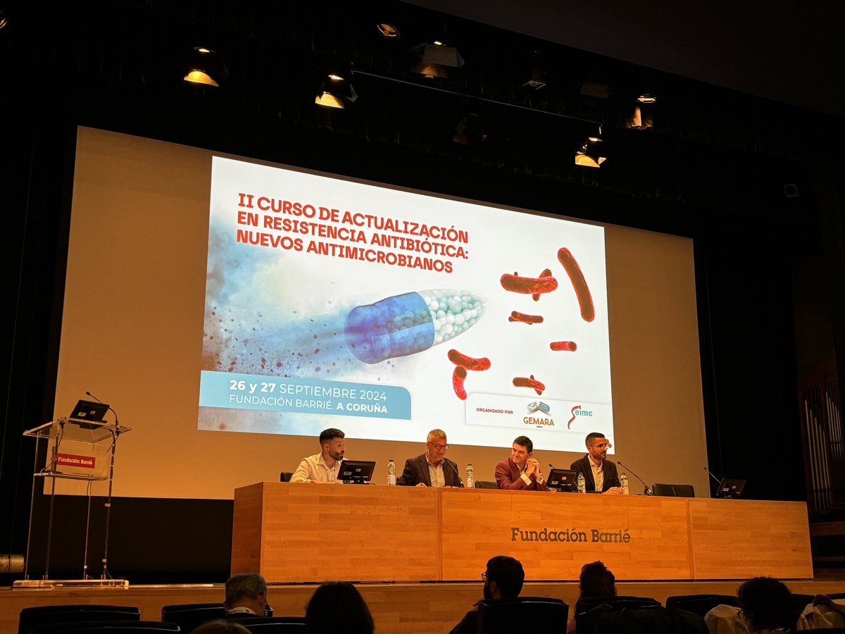 GemaraSeimc's tweet image. ¡Damos comienzo al II Curso de Actualización en Resistencia Antibiótica: Nuevos Antimicrobianos, en A Coruña!