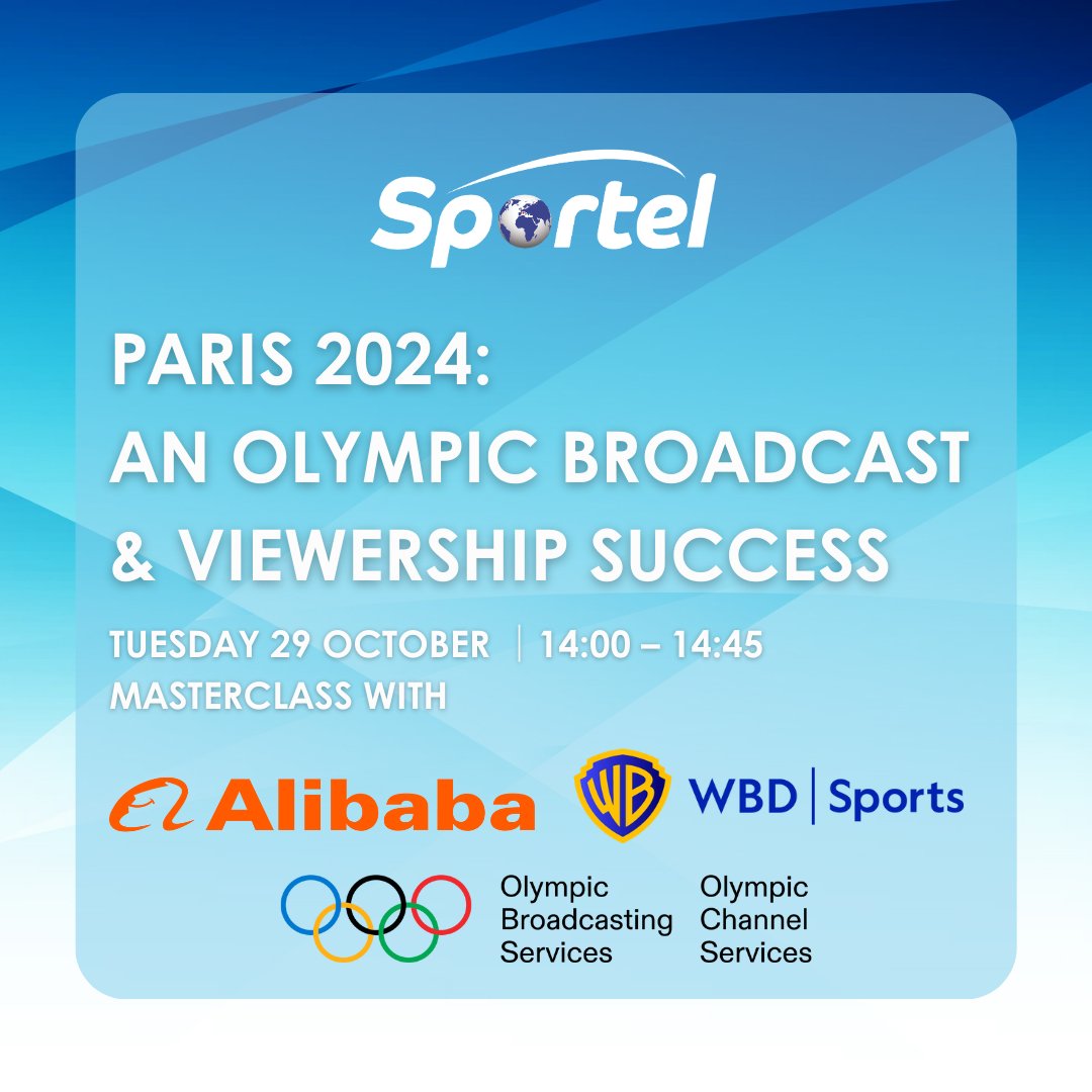 sportelmonaco's tweet photo. Looking forward to this exciting panel 🤩 on Paris 2024: An Olympic Broadcast &amp; Viewership Success with @AlibabaGroup , Olympic Broadcasting Services and @WBDsports , Europe moderated by Payne Sports Media Strategies

👉 Full Programme : https://t.co/iLtzvt9RYC https://t.co/Cb3m22WhyS