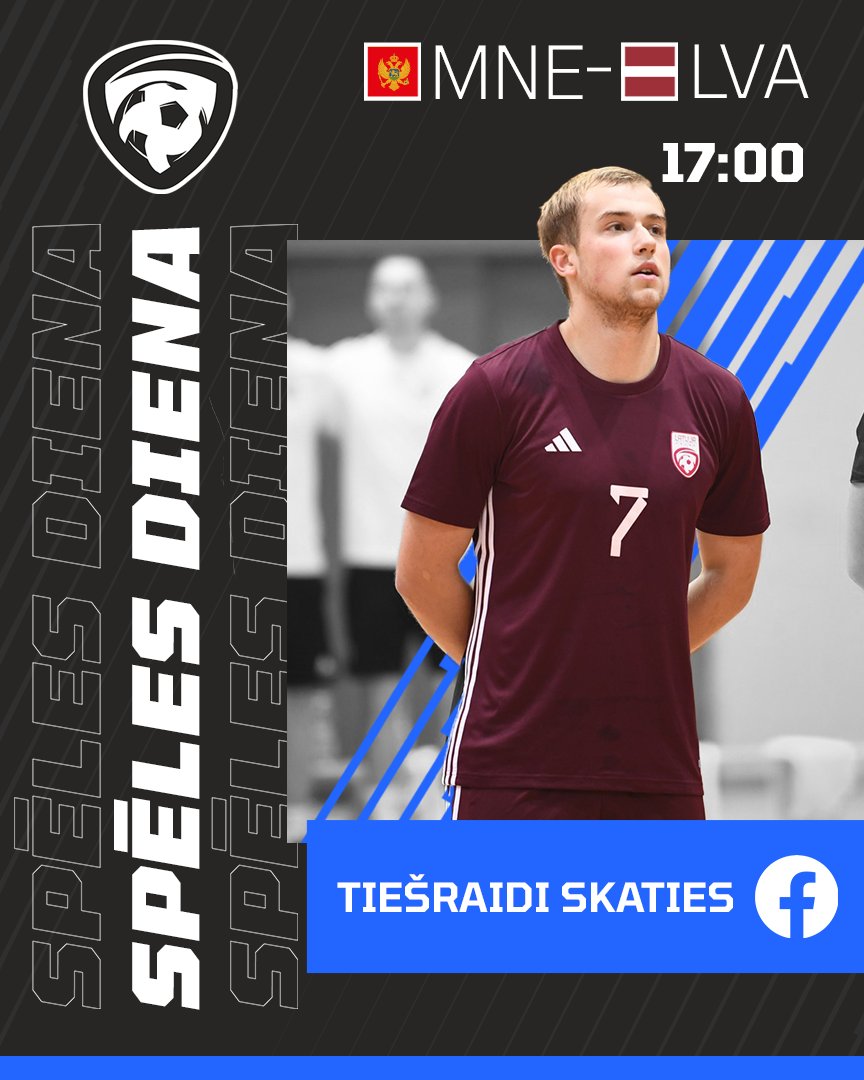 kajbumba's tweet photo. Trīs panākumu sērija Latvijas telpu futbola izlasei ļauj turnīra pēdējo un izšķirošo spēli sagaidīt kopvērtējuma augšgalā 💪

📺 https://t.co/x7n9ceYbFq

#TelpuFutbols #FutsalWeek https://t.co/8zlTE8G5j1