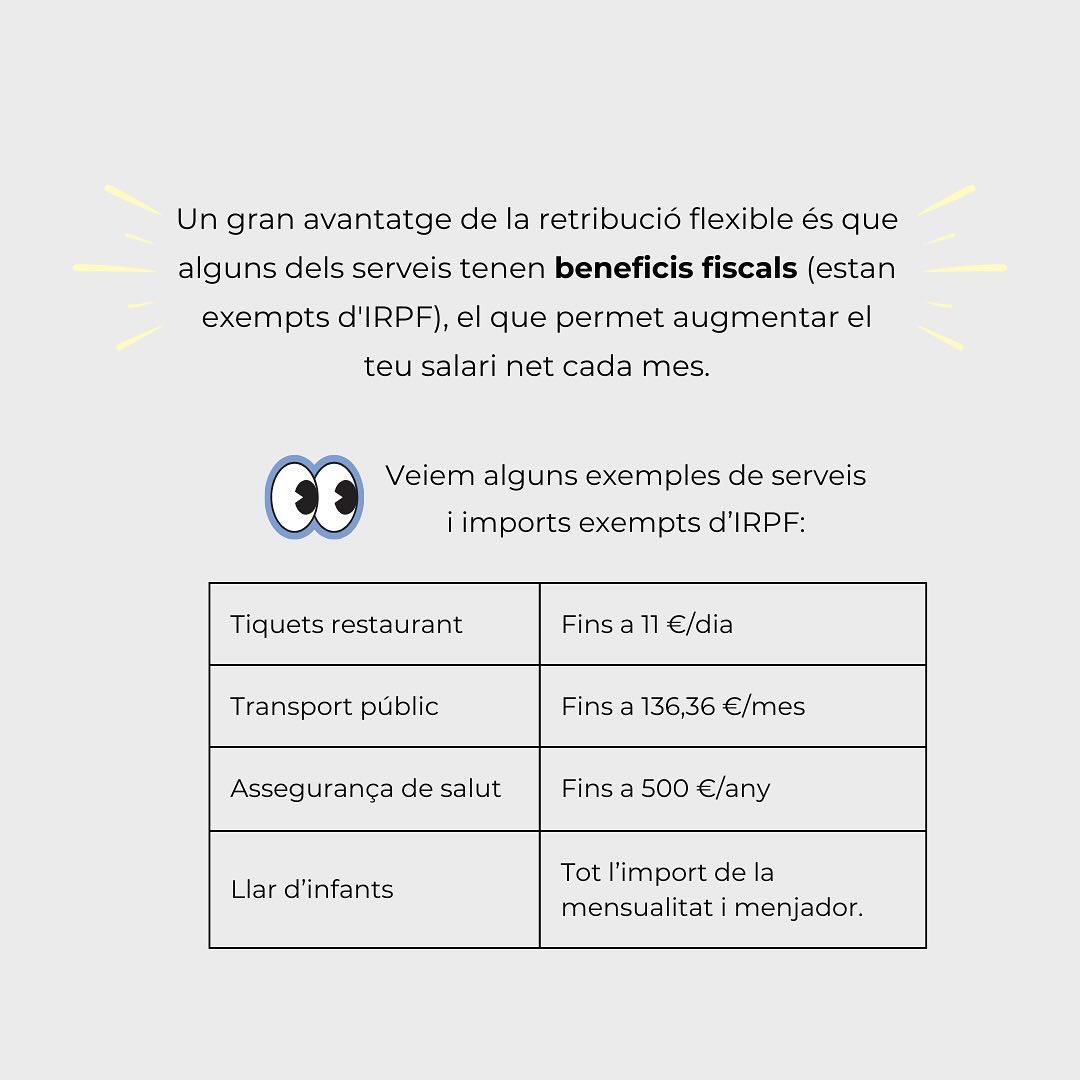 👂Segurament has escoltat algun cop que la retribució flexible té molts beneficis per les persones treballadores. Però, realment saps com funciona i com pot ajudar-te a maximitzar el teu salari?

📖 En aquest post t'ho expliquem de manera pràctica!

#economiasocial