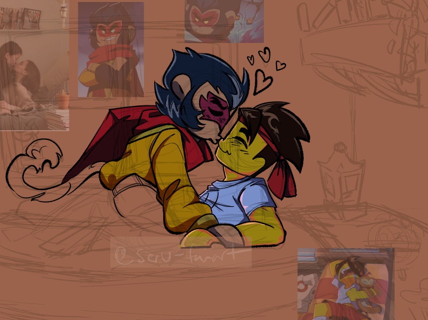 Serv_Fanart's tweet photo. WIP ‼️
idk if I'm ever going 2 finish this but let's just say Mac snuck in 2 steal some late night smooches 

#plumsynoodles #mkxmacaque #macaquexmk https://t.co/n8oXODRHu4