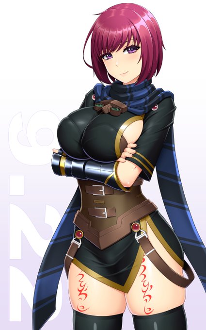 そしてネルさん裸ニーソ 