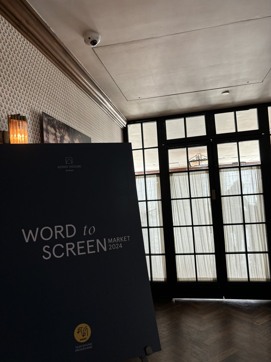 MumbaiFilmFest's tweet photo. Full steam ahead with 1:1 meetings where the publishing world meets the producing world at the gorgeous Eva Room at Soho House Mumbai!
#WordToScreen #SohoHouseMumbai #YearRoundProgramme #MAMIMumbaiFilmFestival #MAMI2024 https://t.co/ggLWZBLpfV