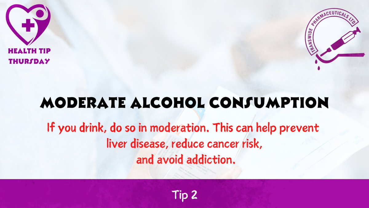 Transwidepharm's tweet photo. Three tweaks to your daily routine for a healthier you. ☕🍷🤝 #LifestyleHealth #HealthTips #HealthTipThursday https://t.co/bvuD3Zk0As