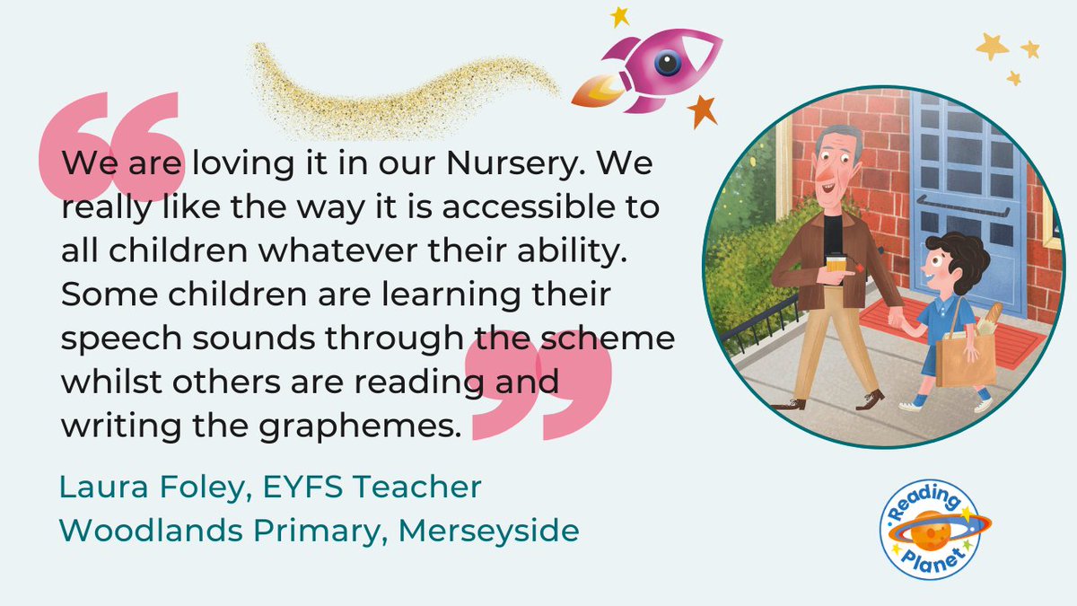 MandyHumphries7's tweet photo. Our nursery scheme is so flexible, Another happy school 
#EYFS #RocketPhonics #Wirral #primaryschools https://t.co/hmSkHZX7Ty