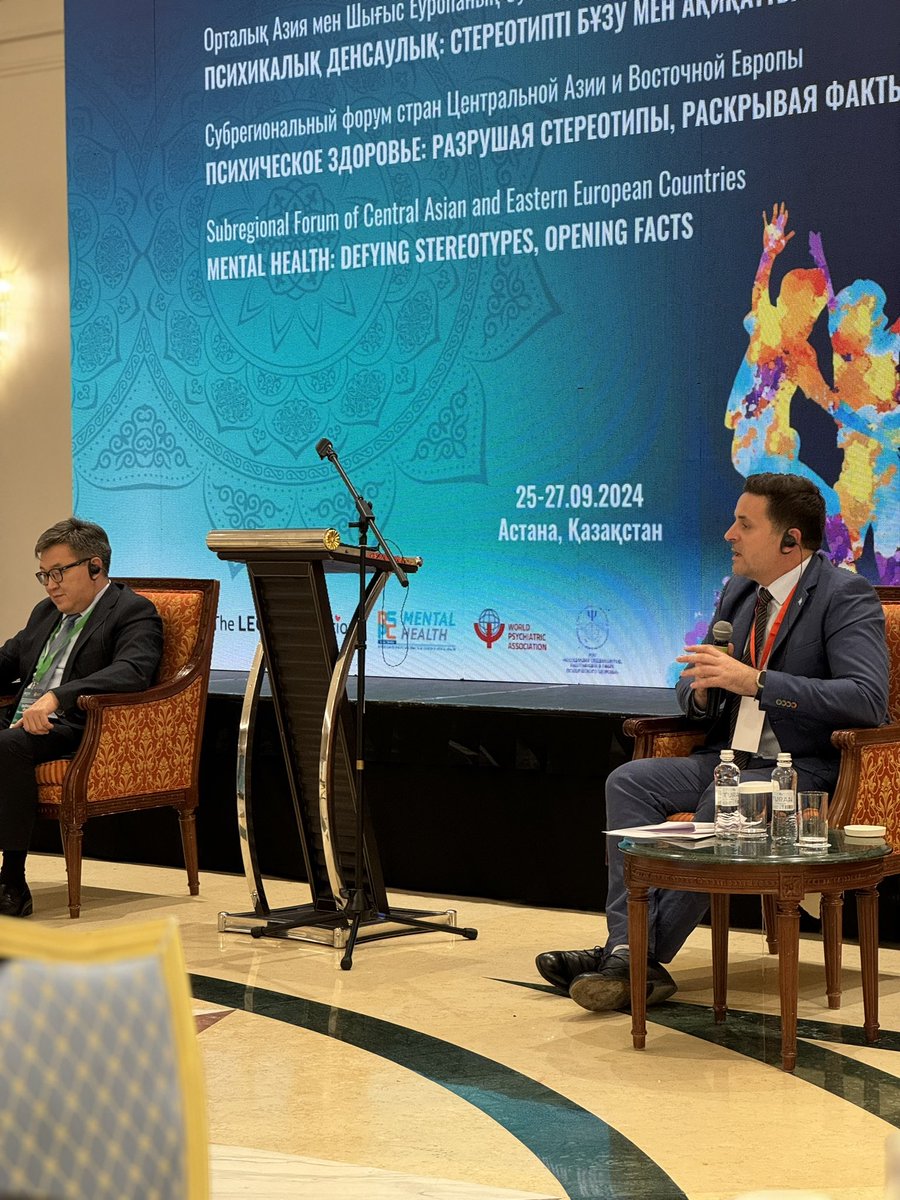 25 Sep, Astana. Subregional Forum on Mental Health, session on international standards and new trends in treatment of people with drug use disorders led by UNODC Regional Health Advisor <a href="/StojanovM/">Milos Stojanovic</a>