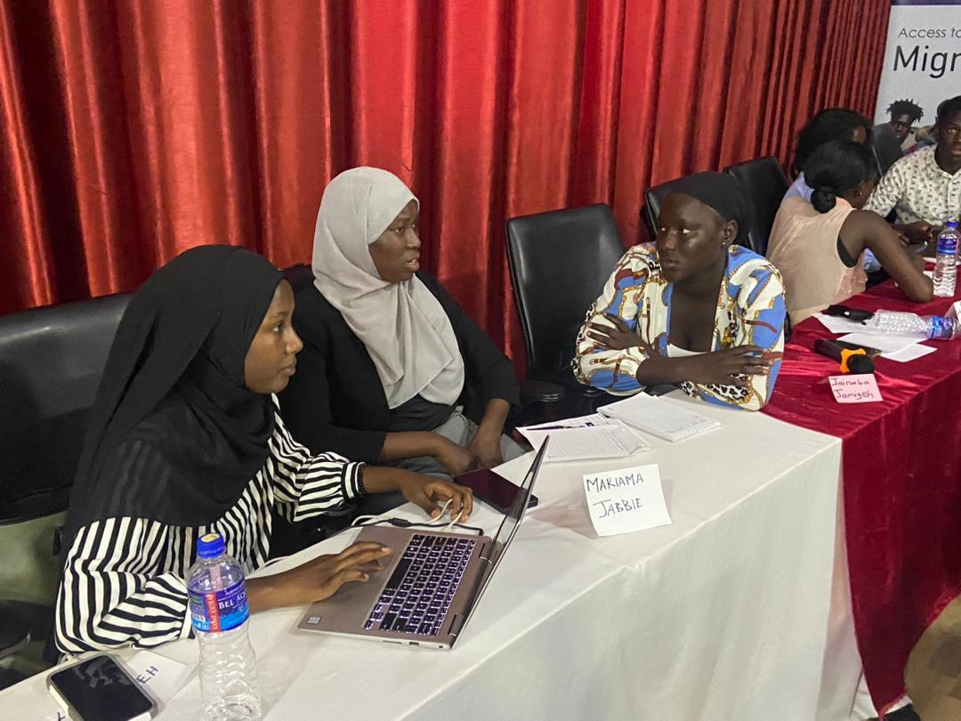 UTGLSA's tweet photo. Day 3

We had an engaging lecture on the importance of access to information in realizing the right to access justice as a necessity for the protection of the rights of migrants.

@NHRCGambia 
@PROMIS_WAfrica 

#protection4migrants https://t.co/ypoEssweBz