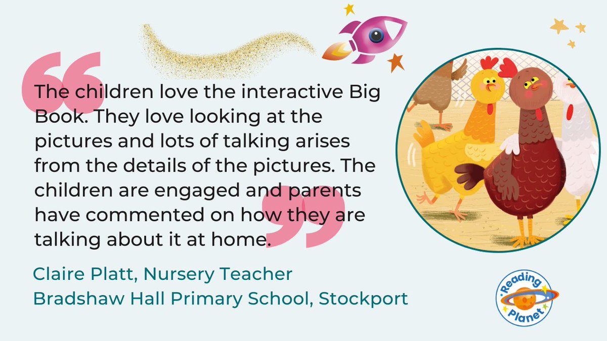 MandyHumphries7's tweet photo. Our BIG BOOKS are unique to us. They are the teaching stimulus in the classroom to get children engaged and involved in the story whilst teaching First Words #RocketPhonics #Primary #EYFS #Nursery https://t.co/855gFL8wOI