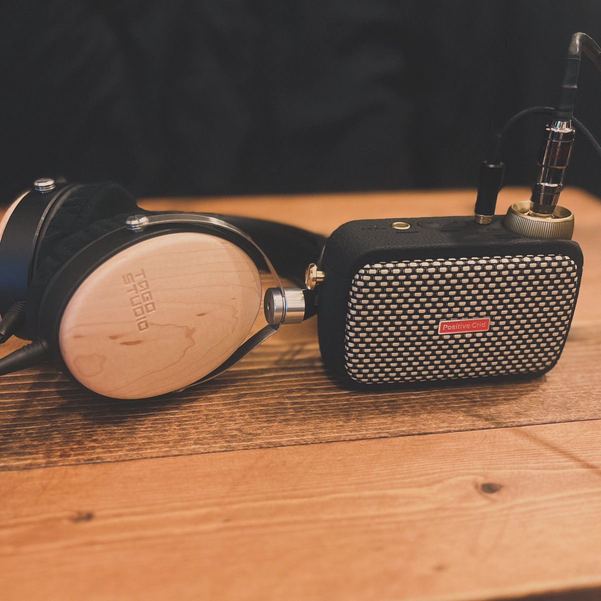 caminoRYOSUKE's tweet image. 持ち運びの小型ギターアンプGetしました！
最近、技術の進化ってホント凄いと思う、、

#positivegrid 
#sparkgo 
#tagostudio