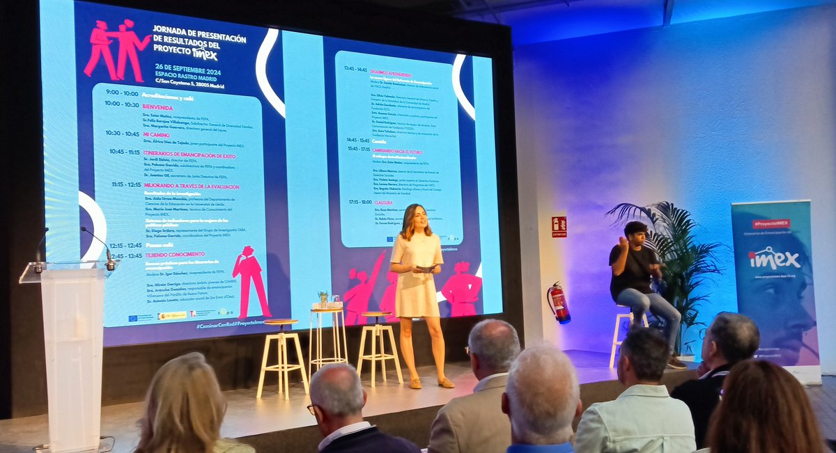 MeneZamora's tweet image. Jornada presentación resultados #ProyectoIMEX de @fepa_18
IMEX: &quot;#Caminos y #Compañía&quot;
Acompañar procesos de #Emancipación de #Jóvenes
Enfoque #Desinstitucionalizador
#Centro #Menesiano #ZamoraJoven comprometidos con los #Jóvenes
#CaminarConRed
#LaMennaisSoñemos
@familiajcyl