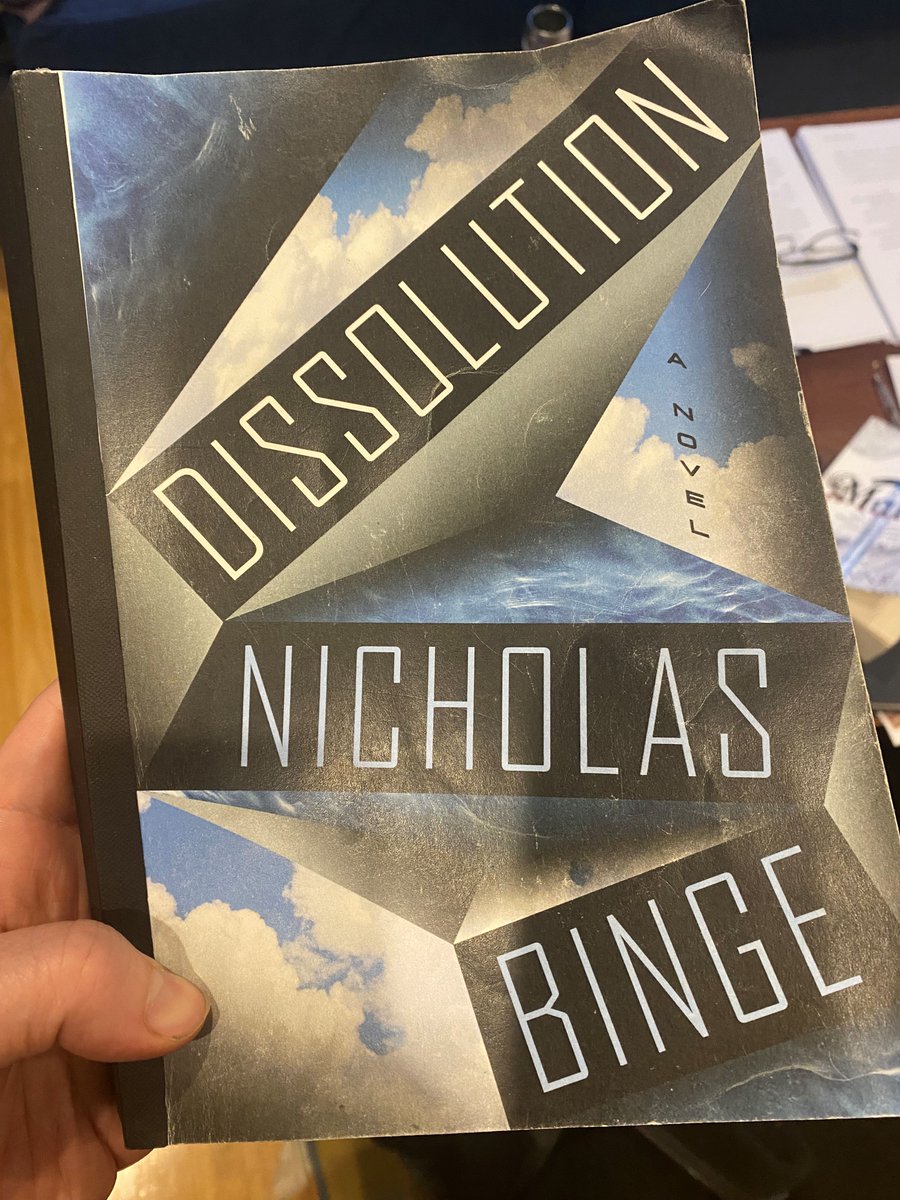 TheEscherMan's tweet image. One of the best books I've read this year is coming out next year. @BingeWriting gave me a copy of 'Dissolution' at WorldCon and I'm glad he did. A taut techno-thriller written with compassion and intelligence, keep an eye out for it: