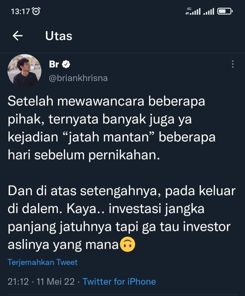 AreaReceh's tweet image. kalian percaya gak kalo istilah "Jatah Mantan" sebelum pernikahan itu ada ? 

ternyata lost contact sm mantan ada segi positifnya juga😭😭