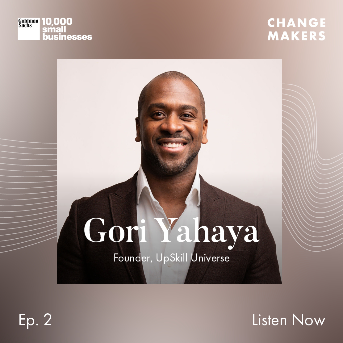 Change Makers Podcast (@changemakers_sh) on Twitter photo This week on #StoriesOfGenerationGrowth, <a href="/michaelhayman/">michael hayman</a> & Charlotte Keenan <a href="/GS10KSmallBiz/">10,000 Small Businesses</a> are joined by <a href="/Goridigital/">Gori Yahaya 🇳🇬 🇬🇧</a> <a href="/UpSkillUniverse/">UpSkill Universe</a> to discuss changing skills requirements in the workplace and how we connect the best talent with the best businesses.
linktr.ee/changemakers.w… This week on #StoriesOfGenerationGrowth, <a href="/michaelhayman/">michael hayman</a> & Charlotte Keenan <a href="/GS10KSmallBiz/">10,000 Small Businesses</a> are joined by <a href="/Goridigital/">Gori Yahaya 🇳🇬 🇬🇧</a> <a href="/UpSkillUniverse/">UpSkill Universe</a> to discuss changing skills requirements in the workplace and how we connect the best talent with the best businesses.
linktr.ee/changemakers.w…