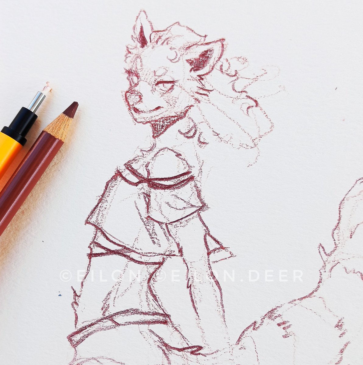 Here’s my Masti, new cute femboy, inspired by a red panda ✨

WIP