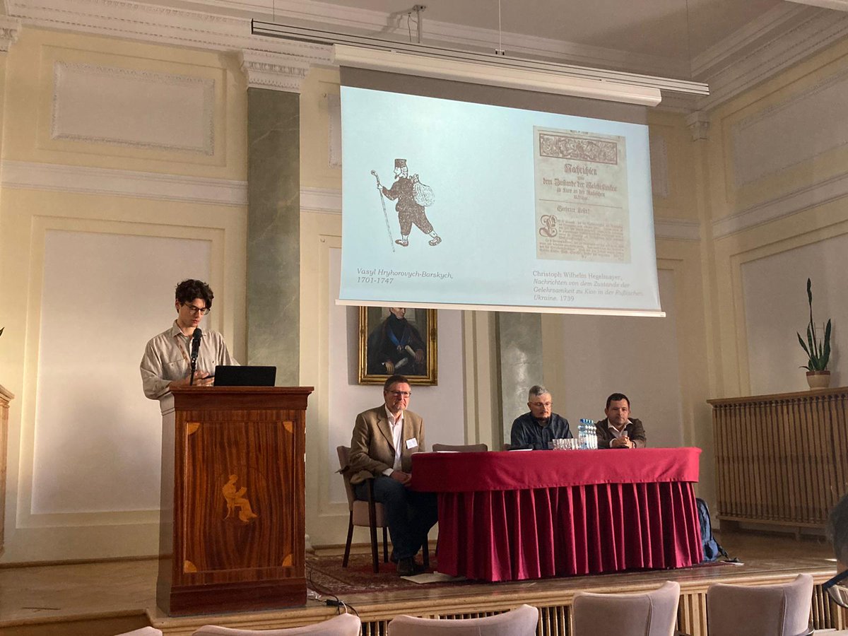 network_heloise's tweet image. the first panel of the #XIIIHeloise &quot;Western Sources of the #Kyiv-Mohyla Academy: Education in the 17th-18th Centuries&quot; featured papers by Mykola Symchych, Mykola Fediai, and Roman Kyselov.

#HistoryOfKnowledge #Ukraine 

#HRKCentre @PAN_akademia @KnowStudents @ERC_Research