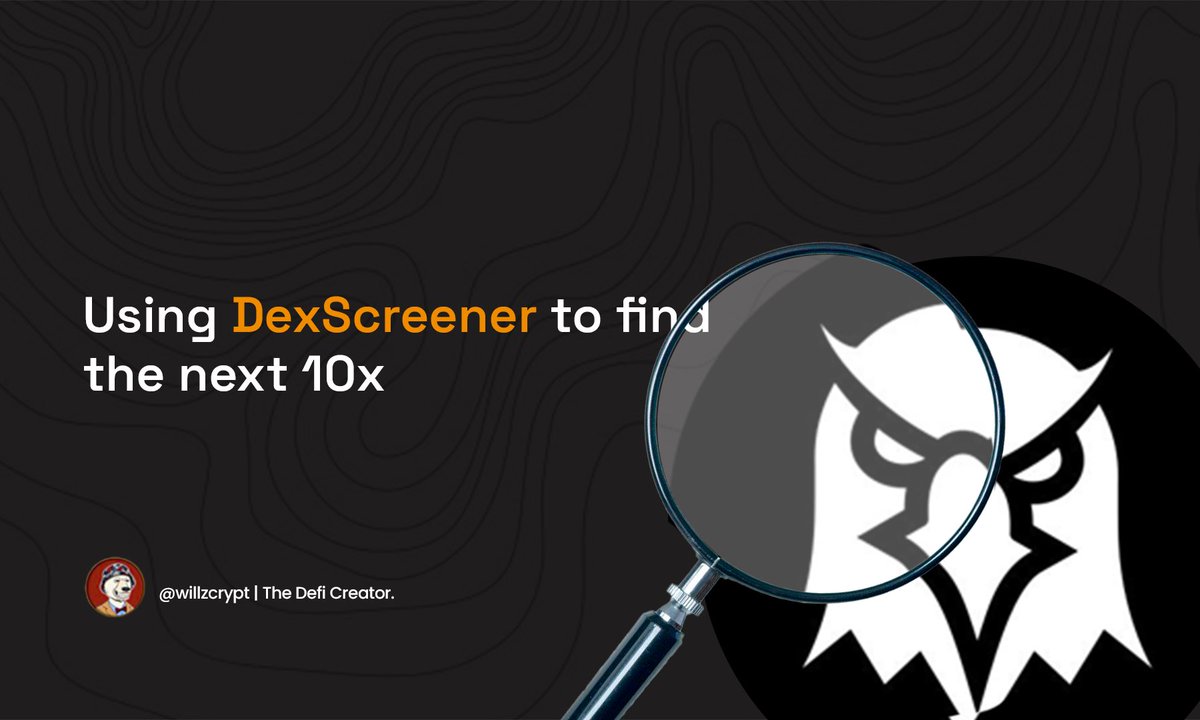 Meme tokens are getting attention again.

Waiting around for someone else’s signal isn’t the best strategy. 

Here’s how you can use Dexscreener to find tokens for yourself👇🏾