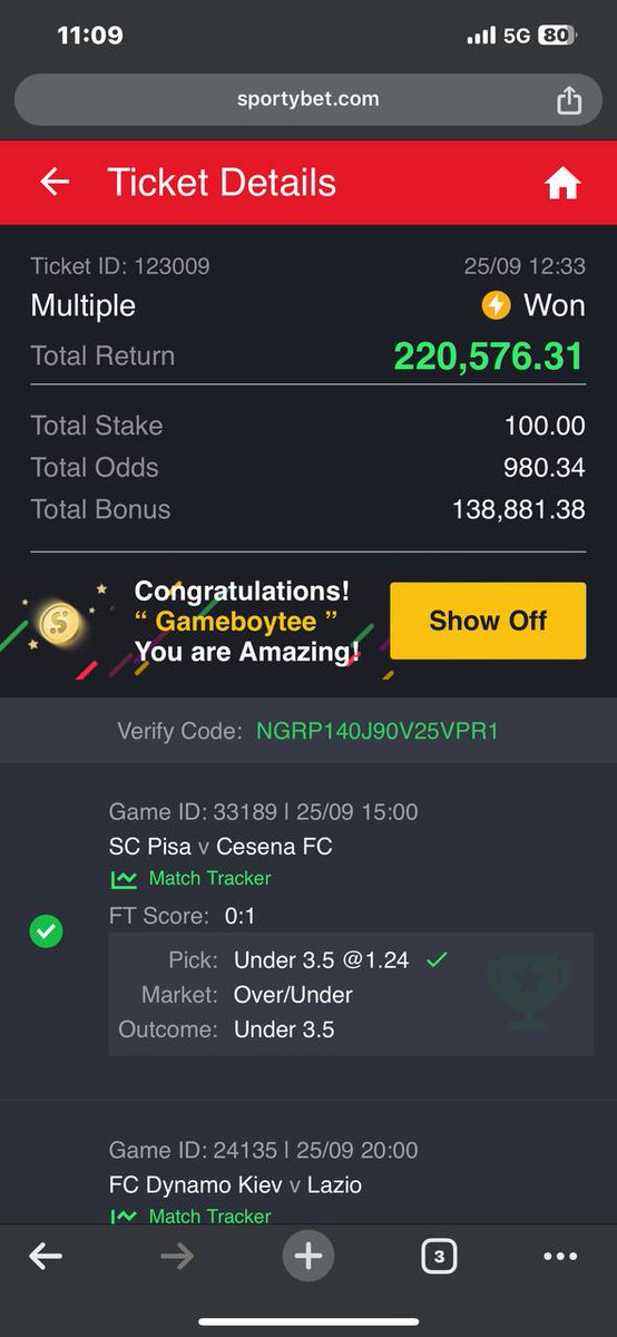 1300odd won✅✅✅✅✅✅✅✅
1200odd won✅✅✅✅✅✅✅✅
993odd won ✅✅✅✅✅✅✅✅
980odd won✅✅✅✅✅✅✅✅✅

4game denied us 33kodd winning, congratulations to those that won their edit/flex from the game, always check telegram channel for daily game.
t.me/AAAAAFAiLCAXY7…