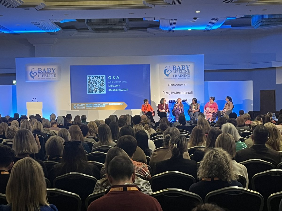 Excited and happy to support our <a href="/tommys/">Tommy's</a> partner Clo of <a href="/fivexmore/">Fivexmore_</a> at the <a href="/babylifeline/">Baby Lifeline 💙</a> conference #matsafety2024