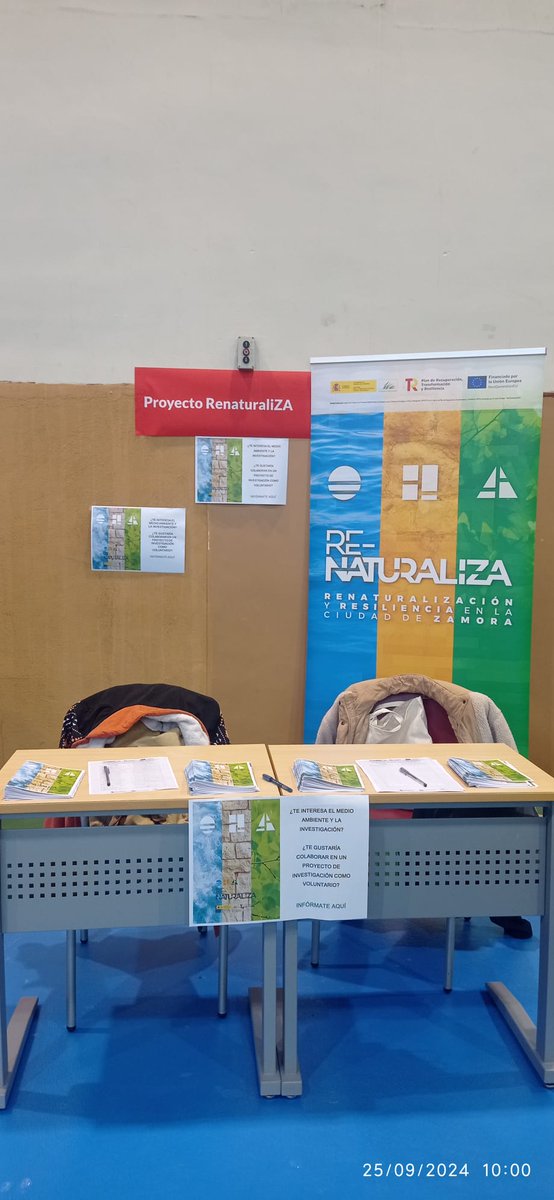RenaturaliZA_'s tweet photo. 🌟Ayer repetimos en la #FeriadeBienvenidaUSAL en #Zamora, en el Campus Viriato. 
Y queremos agradecer a tod@s l@s interesad@s que quisieron conocer, involucrarse y saber más sobre el proyecto @RenaturaliZA_ 🌿

#ProyectosPRTR #PlanDeRecuperación @P_Recuperacion  @FBiodiversidad https://t.co/OlxsSAtmcu